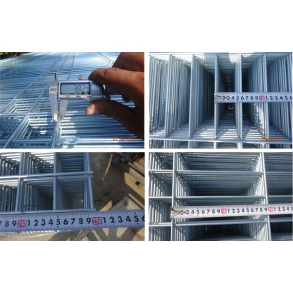 Galvanized V Mesh Fecning / 3D Curved Wire Mesh Fencing For School / Garden
