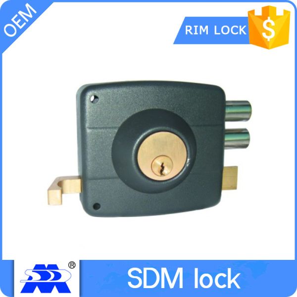 High Security Rim Lock 2700 Two Round Bolt Customized Service