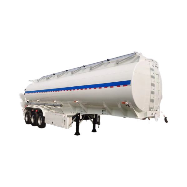 Oil / Fuel / Diesel / Gasoline / Crude / Water / Milk Transport 3 Axle 50000L Aluminum Alloy Tank / Tanker Truck Semi Trailer