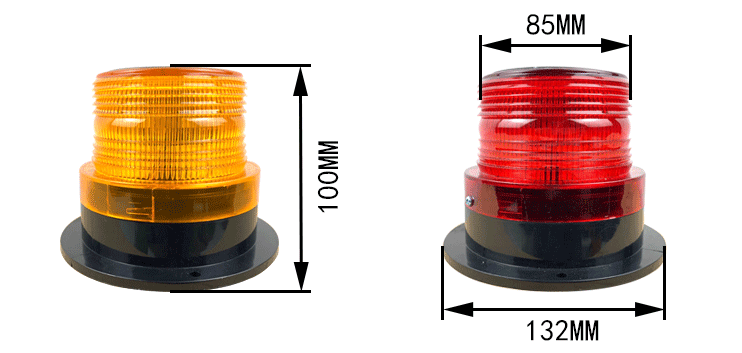 Marine Led Traffic Warning Light Boat Navigation Lights Revolving Light For Boats