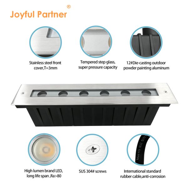 Buried Recessed Waterproof Underground Light DC 24V LED Outdoor Garden Lights