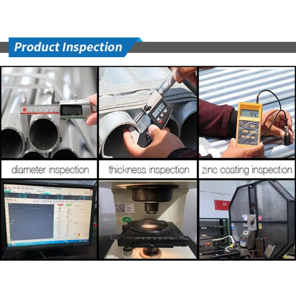 Cold Rolled Galvanized Steel Round Pipe 20 g/m2 - 275 g/m2 Custom Steel Tubing DX51D+Z