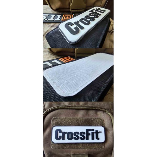 Multi Color PVC Badge Patch Hook And Loop For Clothes Armband