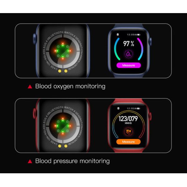 IWO 12 Smart Watch T500+Plus Bluetooth Call Music Smartwatch Fitness Tracker Heart Rate Monitor Wearable Devices Clocks