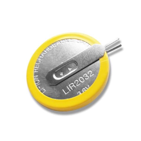 Leakage Proof Lithium Ion Button Cell LIR2032H 70mAh Longer Service Life