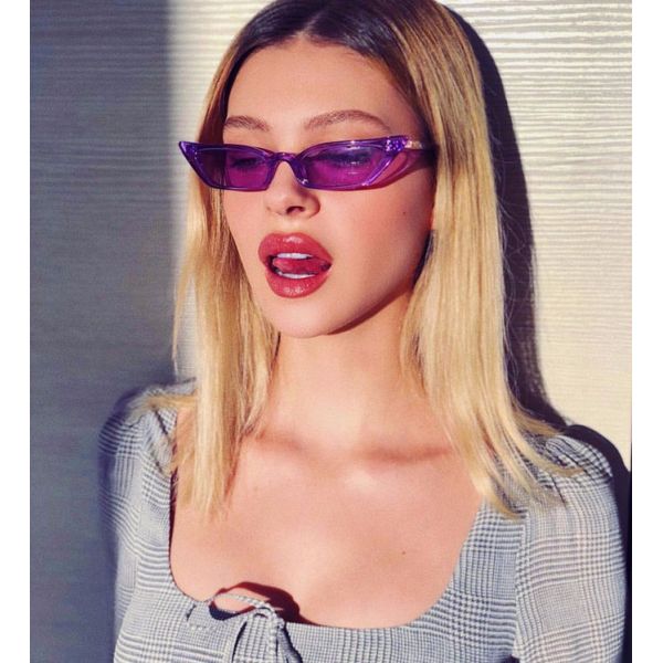 Outdoor Anti Glare PC Glasses UV400 Cat Eye Hot Sale Sunglasses
