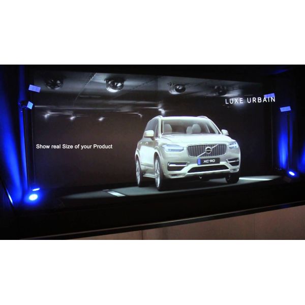 5m Width 3D Images Transparent Holographic Foil Reflect Screen