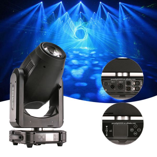 Show Lighting 380W Beam Spot Wash 3in1 Hybrid Moving Head Stage Light with 22500lm