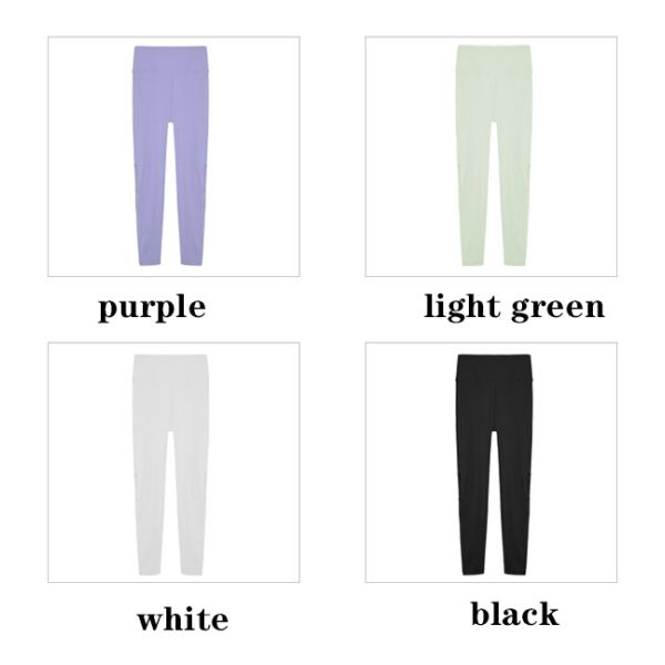 2XL Cool Feeling Mesh Fitness Leggings Women Elastic Hip Lifting Peach Yoga Pant