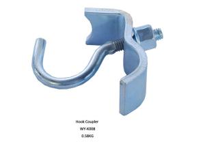 China AS1576 Scaffolding hook coupling / zinc plating scaffold tube clamps wholesale