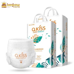 China Pull Up Diaper Ultra Thin Infant Soft Underwear Pant Diaper wholesale