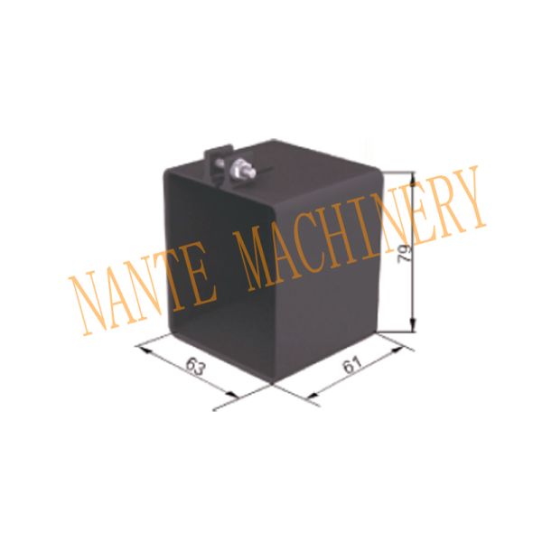 Plastic Black Green Light Conductor Rail System End Cap For HFP56