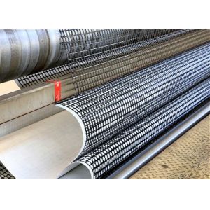 Black Hole 30mm Plastic Geogrid Mesh For Road Construction