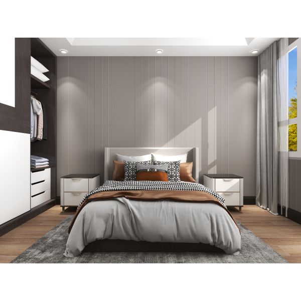 Modern Style 3D Wood Panel Wall Covering Stickers with Waterproof Technology