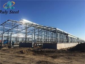 China Prefabricated Portal Galvanized Steel Structure Cowshed Warehouse wholesale