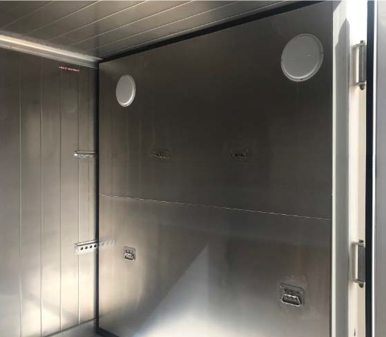 Dual Temperature 2-Room ISO 20ft Marine Refrigerated Container ISO Certified Aluminium Deep Freezers with Corten Steel