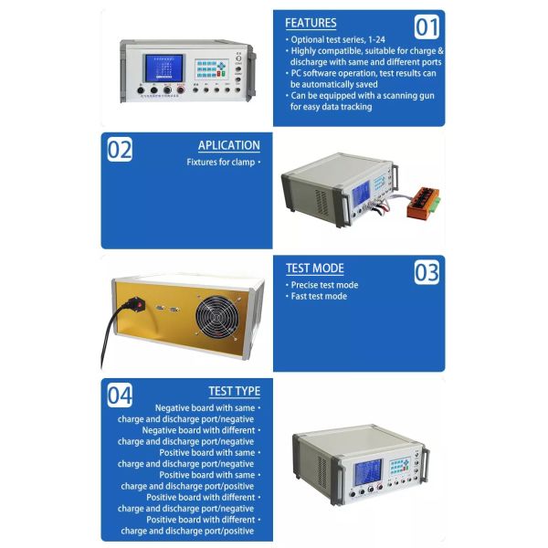 High Accuracy 18650 Power Battery 1-24 Series Bms Testing Machine Bms Tester