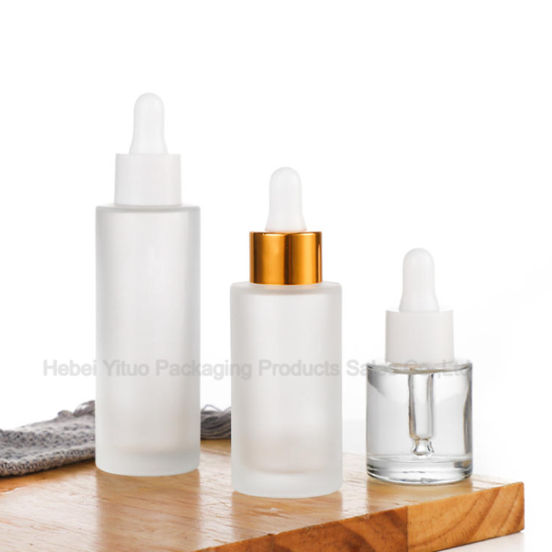 China Bulk Dropper Empty Essential Oil Bottles Clear 2oz Customize Logo wholesale