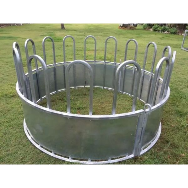Galvanized Cow Headlock Custom Cattle Dairy Headlocks Farming Equipment Cattle