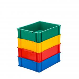China 440x340x155mm Solid Box for Vegetable Logistics Warehouse Euro Logistics Moving Box on sale
