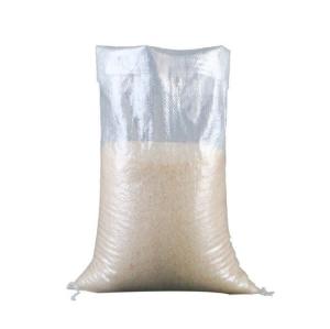 China Transparent Polypropylene Mesh Netting Bags Woven Logo Printing PP For Rice Water Proof on sale
