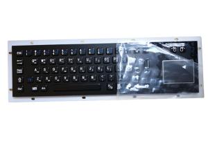 USB Interface Industrial Metal Symbol Keyboard 64 Key Ruggedized With Touch Pad