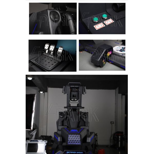 Virtual Reality Headset Flight Ps4 9D VR Simulator / 4D Racing Car Game Machine 360 rotaition and swing