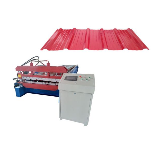 Automatic trapezoidal Iron Steel Roofing Sheet Metal Roll Forming Machines for philippines