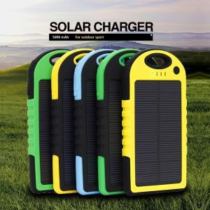 China Waterproof Portable Solar Panel Charger 5000mAh Retail Wholesale Hot sell on sale
