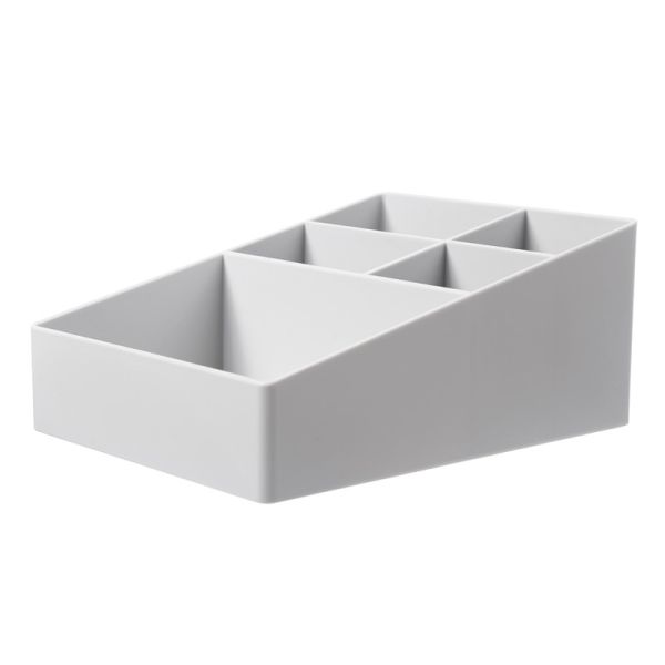 Simple PS Desktop Cosmetics Storage Box Five Compartments