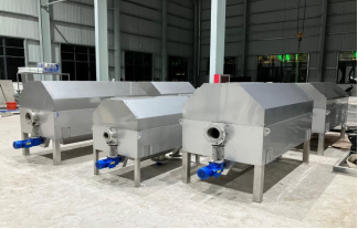 Stainless Steel Internal Rotary Drum Screen For Treating Capacity 25-1590m3/hr
