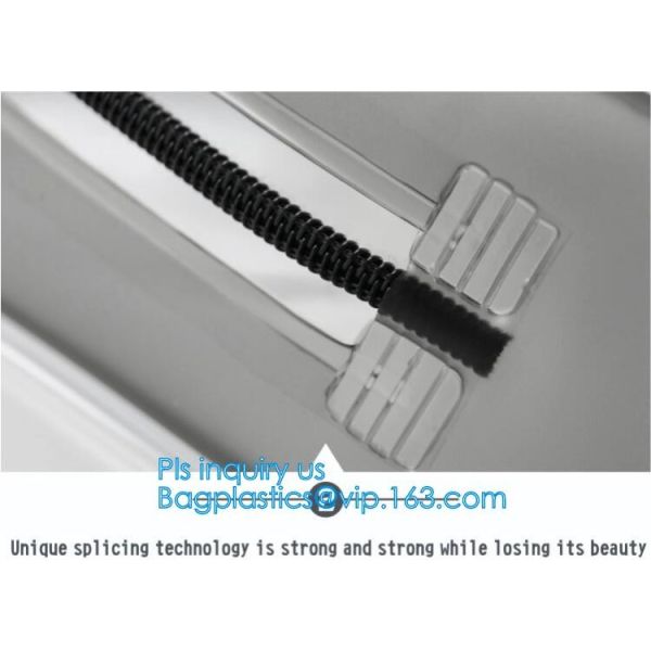 Clear Carry On Travel Toiletry Bag PVC Travel Cosmetic Makeup Bag, Outdoor travel solid durable transparent PVC zipper b