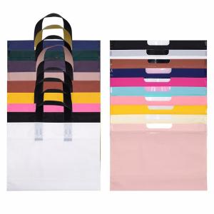 Shopping 12 By 9 Soft Loop Handle Plastic Bags EVA LDPE Material