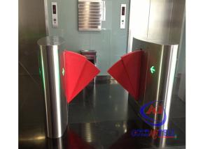 China 90CM width Sliding Card Double Wing access control barriers with automatic sensor wholesale