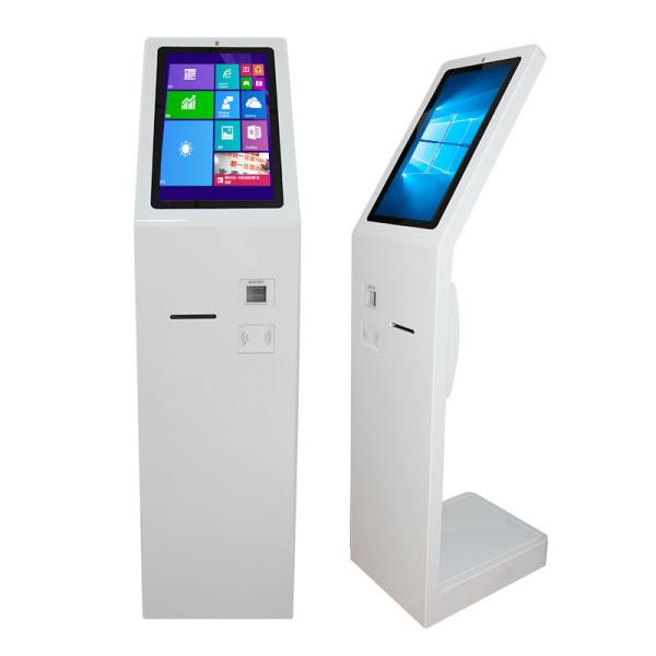 Quality 19 Inch Touch Screen Digital Signage All In One Pc Stand Computer Lcd Screen With Printer for sale