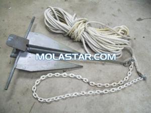China Hot Dip Galvanized Stainless Steel Molastar Danforth Anchor Offshore Anchor  Easy Handling Steel Anchor For Marine on sale