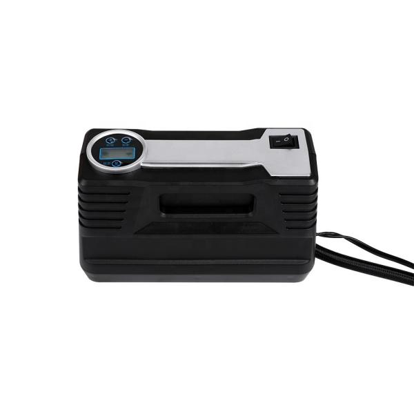 Quality Single 16mm Cylinder 12V Mini Digital Monitor Car Bicycle Bike Air Pump Tire Inflator for sale