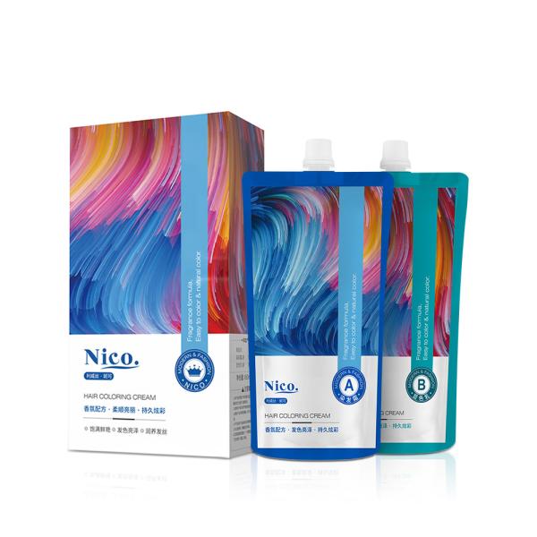 Quality 500ml Permanent Natural Hair Dye Cream No Ammonia for sale