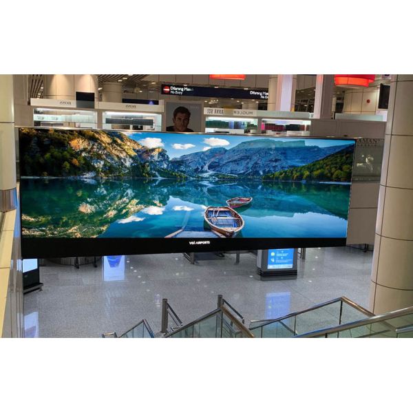 P3mm 960x960mm Front Service Led Display Steel Cabinet Wall Mount 3840hz Refresh Rate