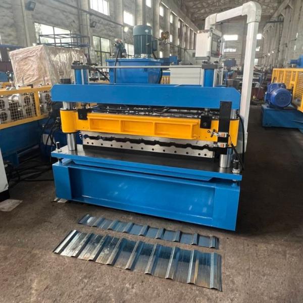 Quality Europe Market PPGI Color Steel T12 Roofing Sheet Making Machine Iron Roof Sheet Roll Forming Making Machine for sale
