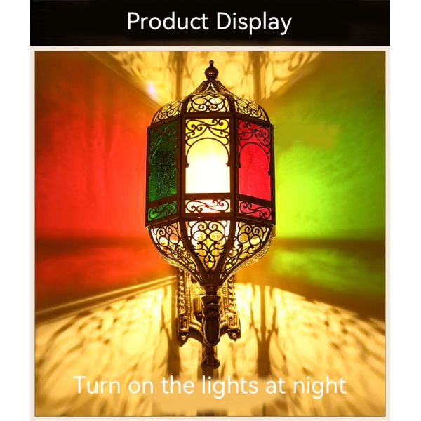 LED Decorative Vintage Copper Sconce Indoor Outdoor Lighting Fixtures