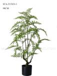 OEM ODM Plastic Fern Plants 100% Botanically Accurate Structure Waterproof