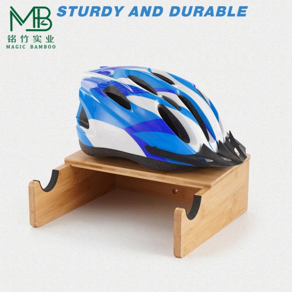 Bamboo Wall-mounted Indoor Bike Rack For MTB And Road Bikes
