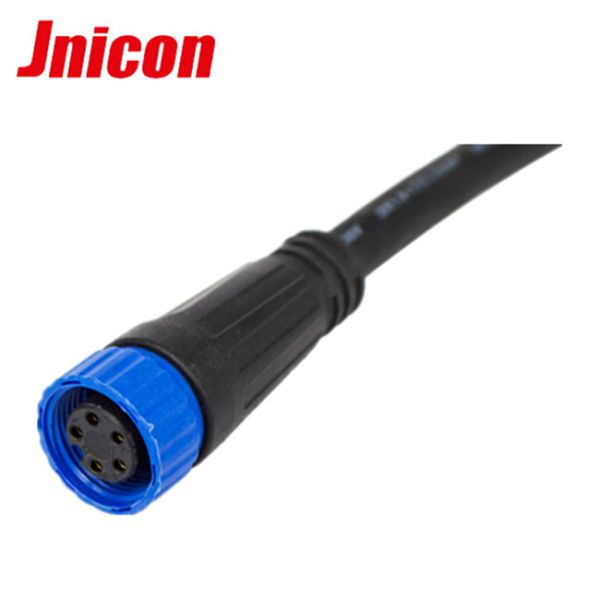 Plastic 5 Pin Waterproof Electrical Connectors 300V 10A Easy Assemble