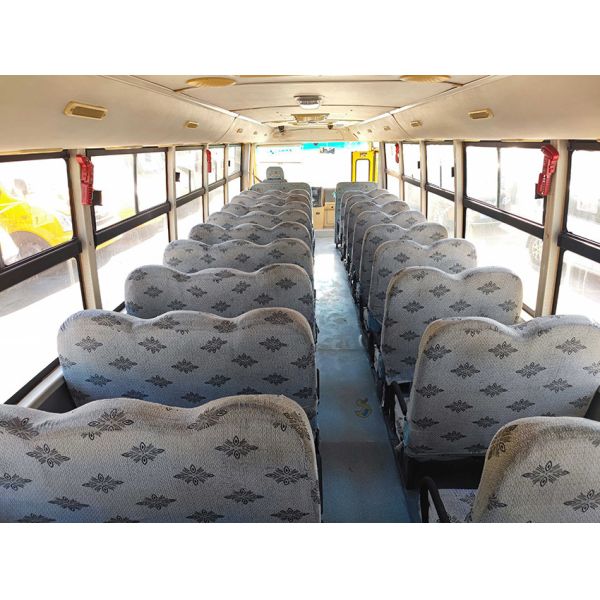 Shaolin Used School Buses 56 Seats LHD Steering Position With Manual Transmission