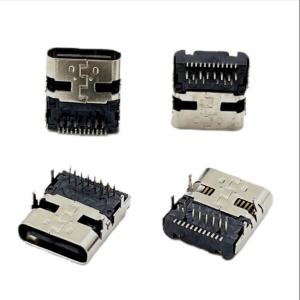 Customized 3.0AMP PCB USB Type C Connectors Female SMD SMT 24 Pin