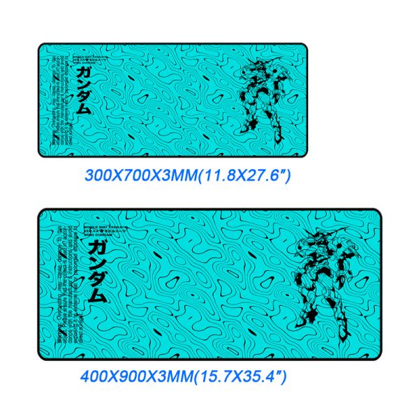 Black White Square Mouse Pad Large Custom Rubber Mat for Sublimation 220*180*2mm Size