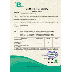 Haoshun Mold Tech Co., Ltd. Certifications