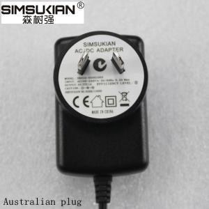 China BS GS approved 9v 1a AUS plug power adapter wholesale