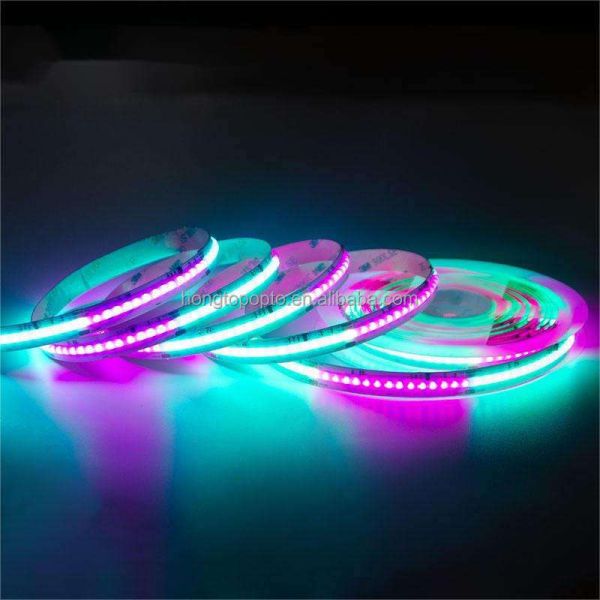 576 Leds / M 10mm 24V Chasing Digital Dream Color RGBW COB LED Strip